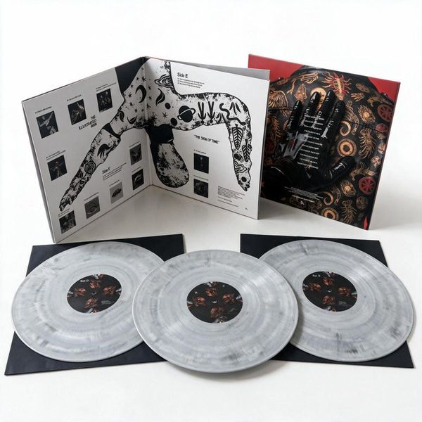 The Illustrated Man — The Skin of Time LP 3x12" vinyl cover