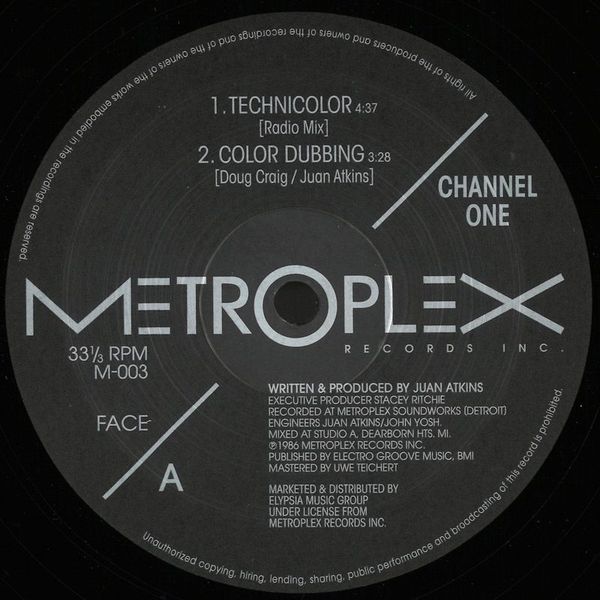 Channel One — Technicolor vinyl cover