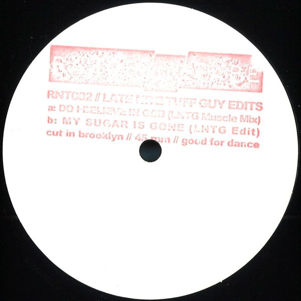Late Night Tuff Guy — Edits vinyl cover