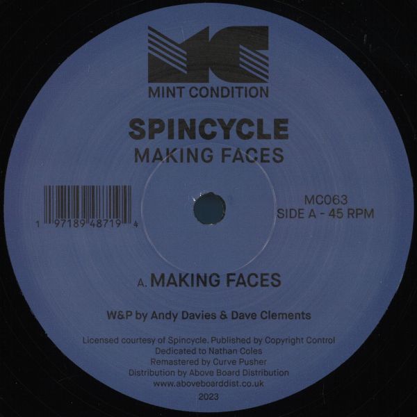 Spincycle — Making Faces vinyl cover