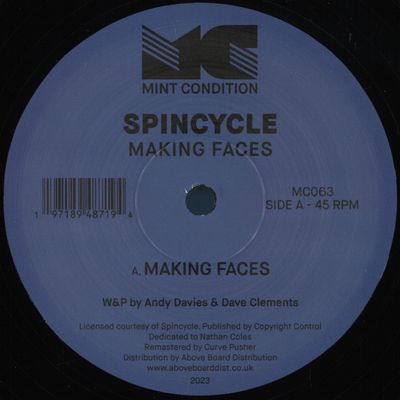 Spincycle — Making Faces vinyl cover