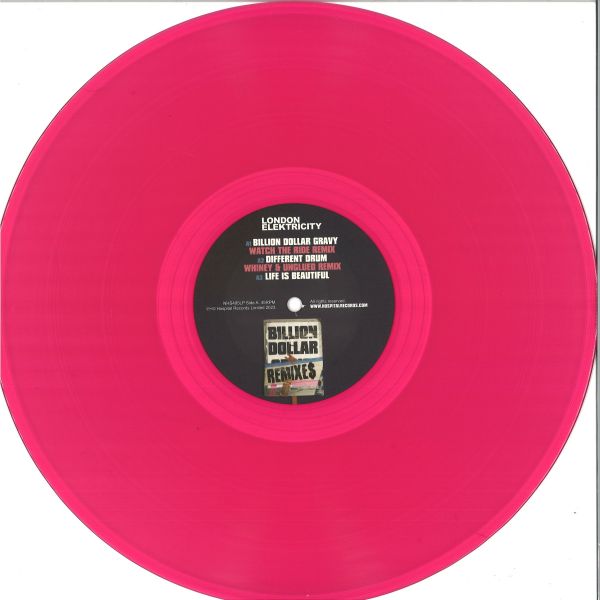 London Elektricity — Billion Dollar Remixes 2x12" vinyl cover