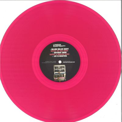 London Elektricity — Billion Dollar Remixes 2x12" vinyl cover