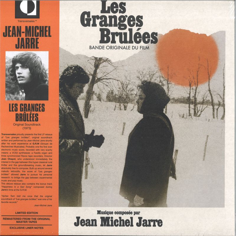 Jean-Michel Jarre — Les granges brûlées LP vinyl cover