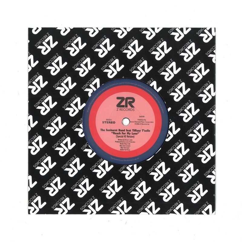 The Sunburst Band, Queen B Unlimited — Reach For My Love (7") vinyl cover