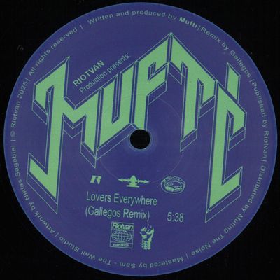 Mufti — Lovers vinyl cover