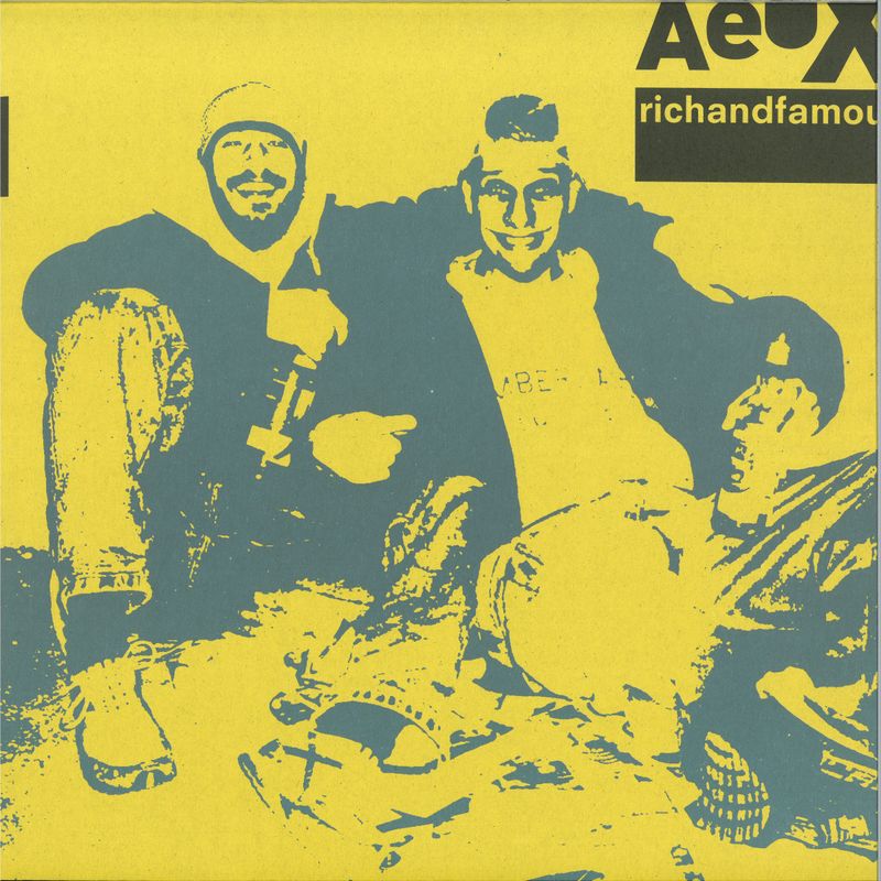 Aeox — Rich And Famous LP 2x12" vinyl cover