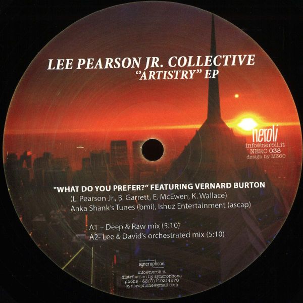Lee Pearson Jr. Collective — Artistry Ep vinyl cover