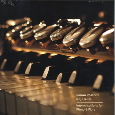 Simon Posford, Raja Ram — ‘Improvisations for Piano & Flute LP vinyl cover
