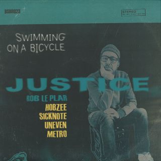 Justice — Swimming On A Bicycle EP vinyl cover