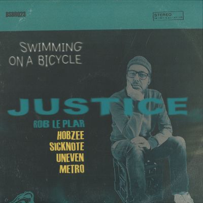 Justice — Swimming On A Bicycle EP vinyl cover
