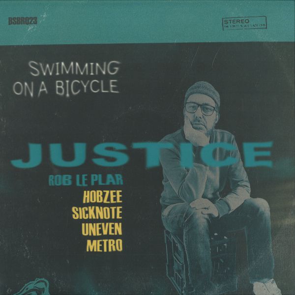 Justice — Swimming On A Bicycle EP vinyl cover