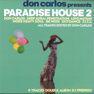 Don Carlos — PARADISE HOUSE VOL. 2 LP 2x12" vinyl cover