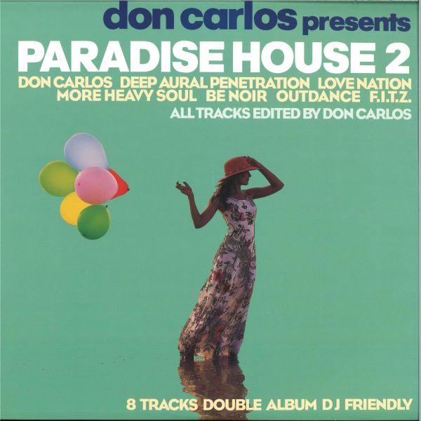 Don Carlos — PARADISE HOUSE VOL. 2 LP 2x12" vinyl cover