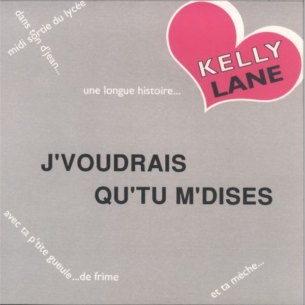 Kelly Lane — J'VOUDRAIS QU'TU M'DISES vinyl cover
