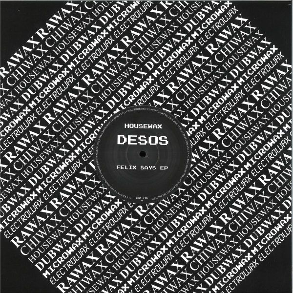 Desos — FELIX SAYS EP vinyl cover