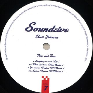 Brett Johnson — Now And Then vinyl cover