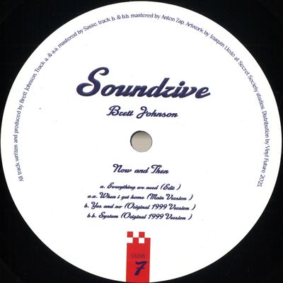 Brett Johnson — Now And Then vinyl cover