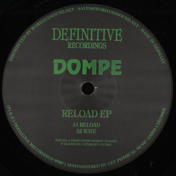 Dompe — Reload EP vinyl cover
