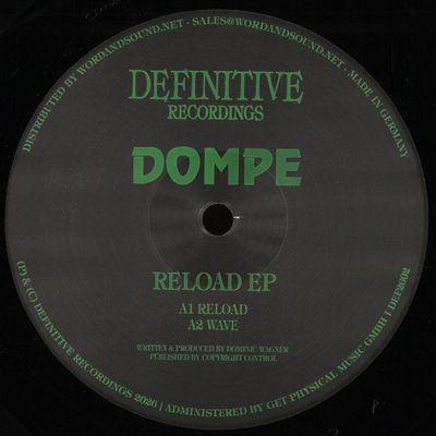 Dompe — Reload EP vinyl cover