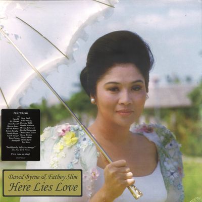 David Byrne, Fatboy Slim — HERE LIES LOVE LP 2x12" vinyl cover