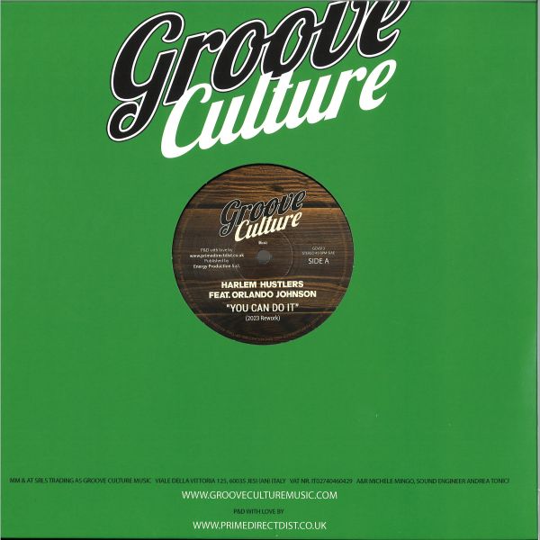 Harlem Hustlers Featuring Orlando Johnson — You Can Do It vinyl cover