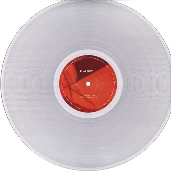 Fred again.. — Actual Life (April 14 - December 17 2020) LP vinyl cover