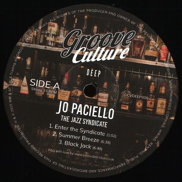 Jo Paciello — The Jazz Syndicate vinyl cover