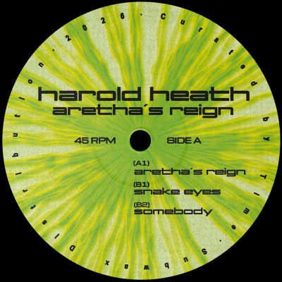 Harold Heath — Aretha's Reign vinyl cover