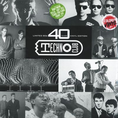 Various — 40 Years Techno Club - The 80s 2x12" vinyl cover