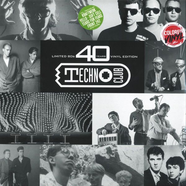 Various — 40 Years Techno Club - The 80s 2x12" vinyl cover