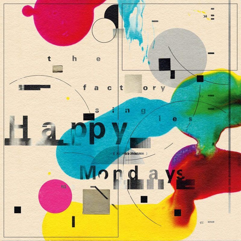 Happy Mondays — The Factory Singles LP 2x12" vinyl cover