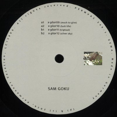 Sam Goku — Explorations 03 vinyl cover