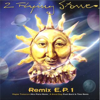2 Flying Stones — REMIX E.P. vinyl cover