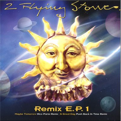 2 Flying Stones — REMIX E.P. vinyl cover
