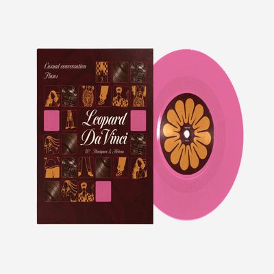 Leopard DaVinci + Moniquea, Helena — Casual Conversation / Flaws (7") vinyl cover