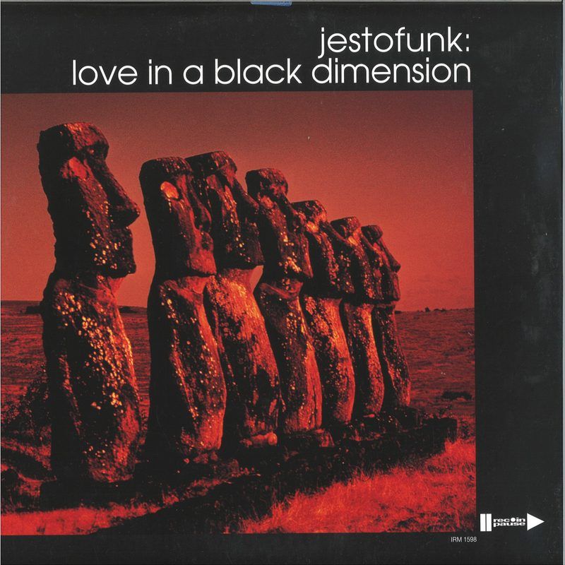Jestofunk — LOVE IN A BLACK DIMENSION LP 2x12" vinyl cover