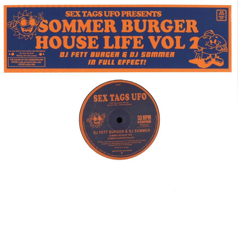DJ Fett Burger, DJ Sommer — Burger House Vol.2 vinyl cover