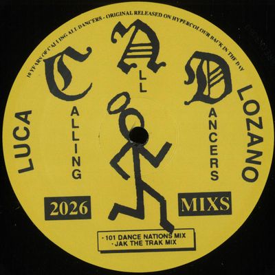 Luca Lozano — 'Calling All Dancers Remixes' EP vinyl cover