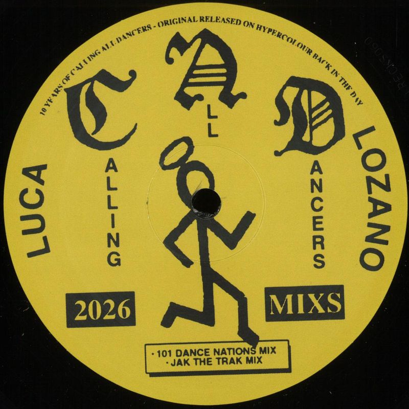 Luca Lozano — 'Calling All Dancers Remixes' EP vinyl cover