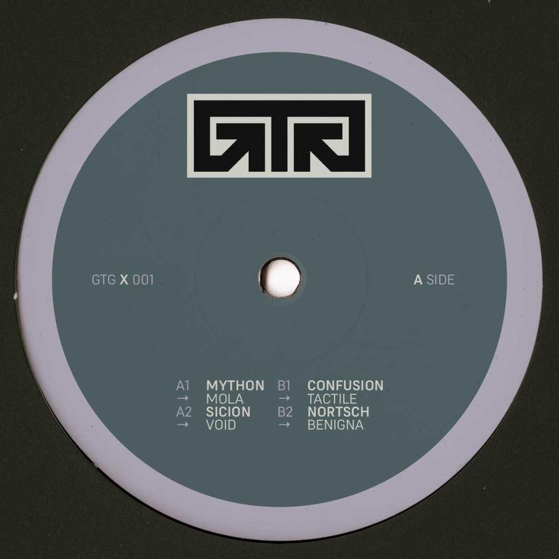 Mython, Sicion, Confusion, Nortsch — GTGX001 vinyl cover