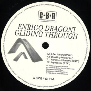 Enrico Dragoni — GLIDING THROUGH EP vinyl cover
