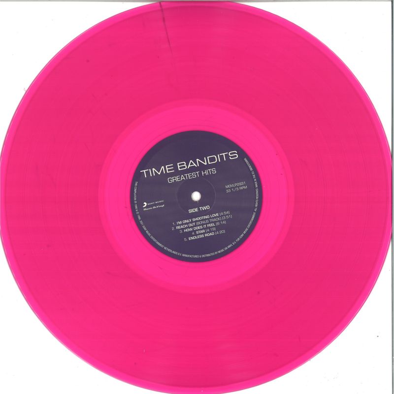 Time Bandits — Greatest Hits LP 2x12" vinyl cover