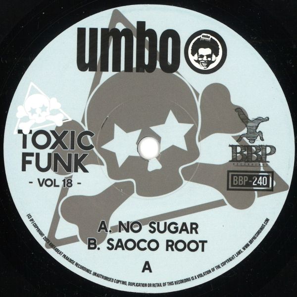 Umbo — Toxic Funk Vol. 18 7" vinyl cover