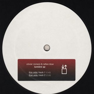Olivier Romero, Reflex Blue — Lumière EP vinyl cover