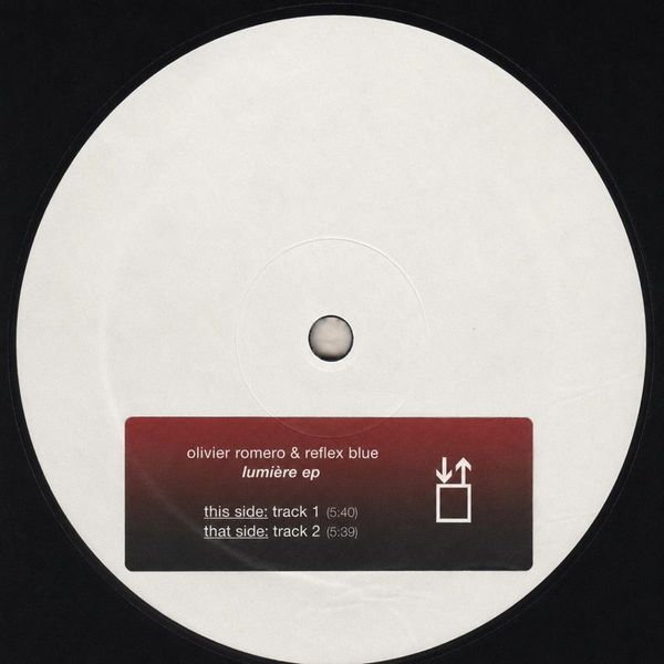 Olivier Romero, Reflex Blue — Lumière EP vinyl cover