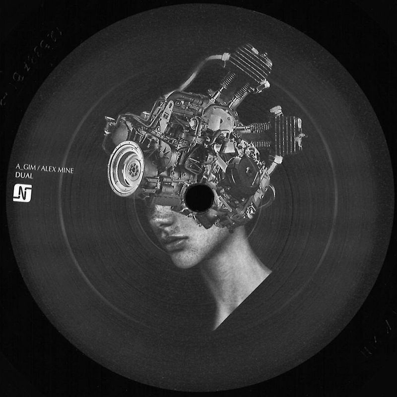 A_Gim, Alex Mine — Dual EP vinyl cover