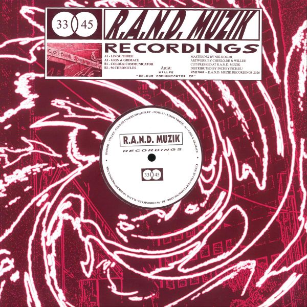 Willee — Colour Communicator EP vinyl cover