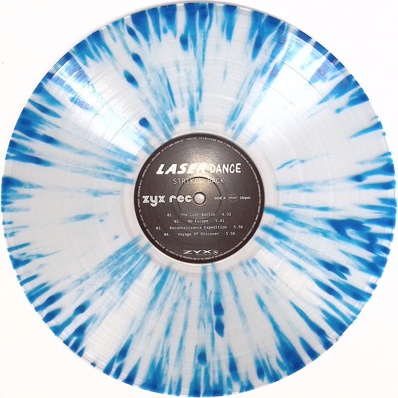 Laserdance — Strikes Back LP vinyl cover