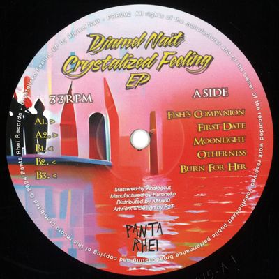 Djamel Naït — Crystalized Feeling EP vinyl cover